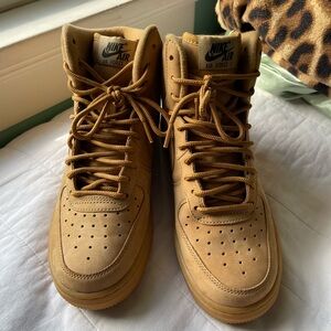 Nike Air Force 1. Wheat color